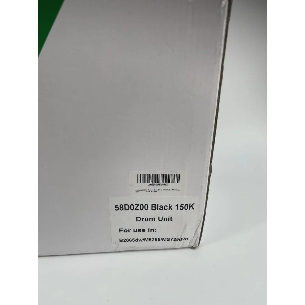 Lexmark 58D0Z00 Black Drum Unit 150K MS821 MS823 MX721 MX822 Open Box